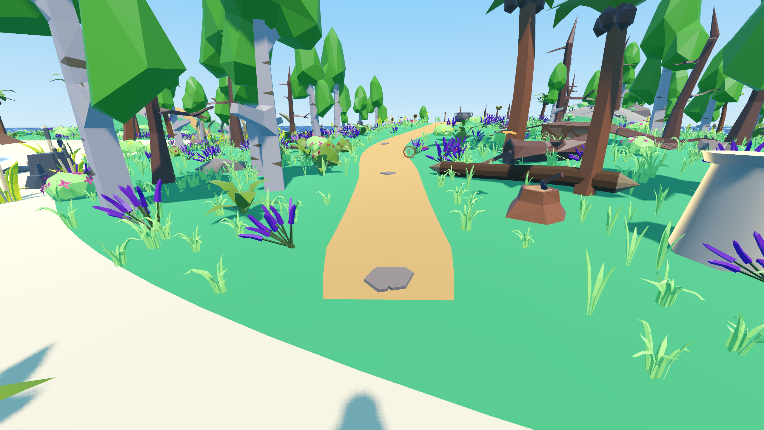 The tutorial island path