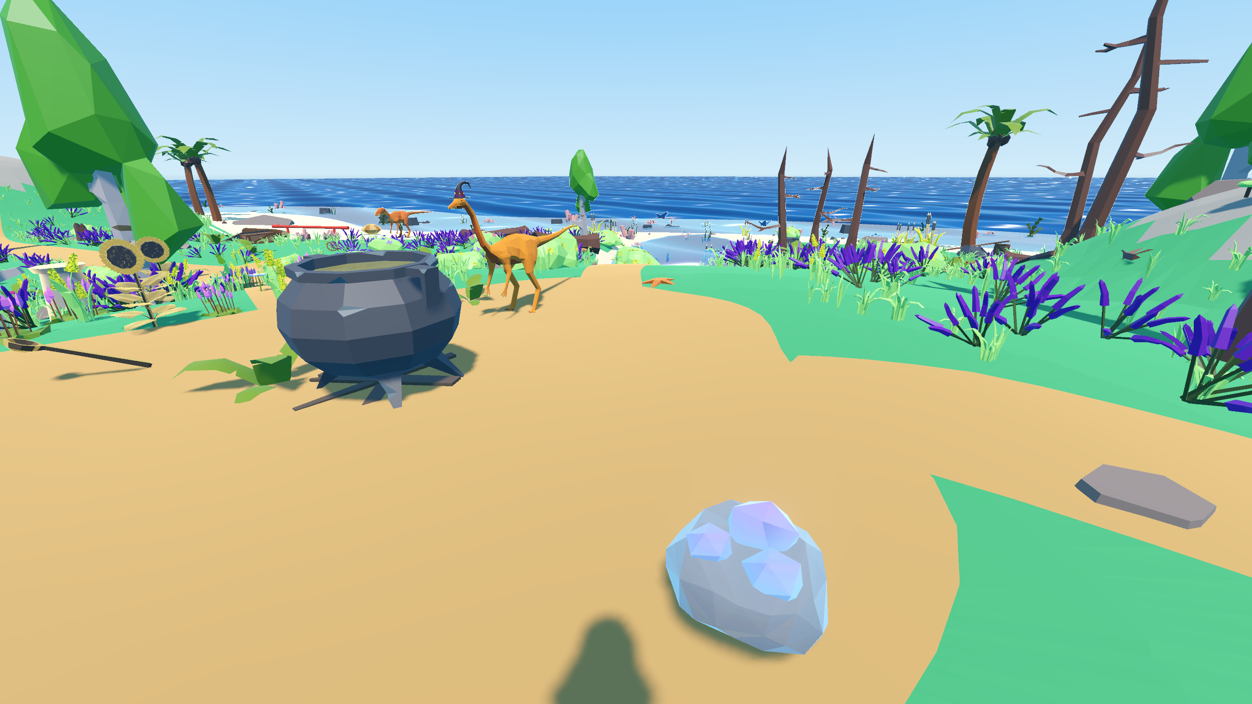 The tutorial quest layout